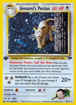 Giovanni's Persian — Gym Challenge 8