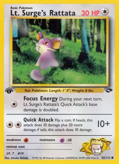 Lt. Surge's Rattata — Gym Challenge 85