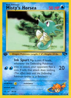 Misty's Horsea — Gym Challenge 87