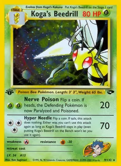 Koga's Beedrill — Gym Challenge 9