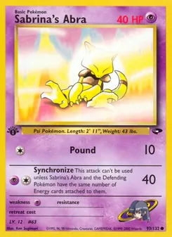 Sabrina's Abra — Gym Challenge 93