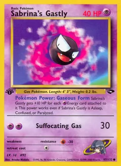 Sabrina's Gastly — Gym Challenge 97