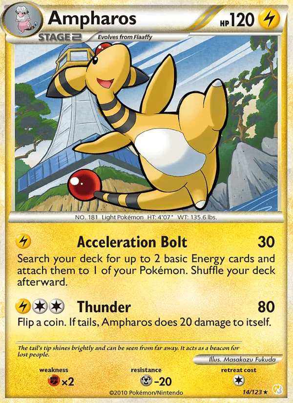 Ampharos — HeartGold SoulSilver 14