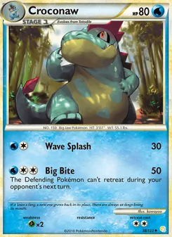 Croconaw — HeartGold SoulSilver 38