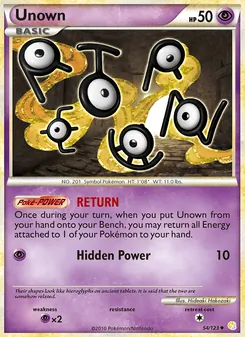 Unown — HeartGold SoulSilver 54