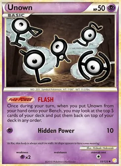 Unown — HeartGold SoulSilver 55