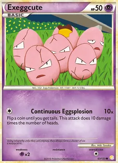 Exeggcute — HeartGold SoulSilver 63