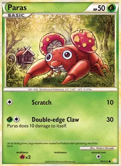 Paras — HeartGold SoulSilver 76