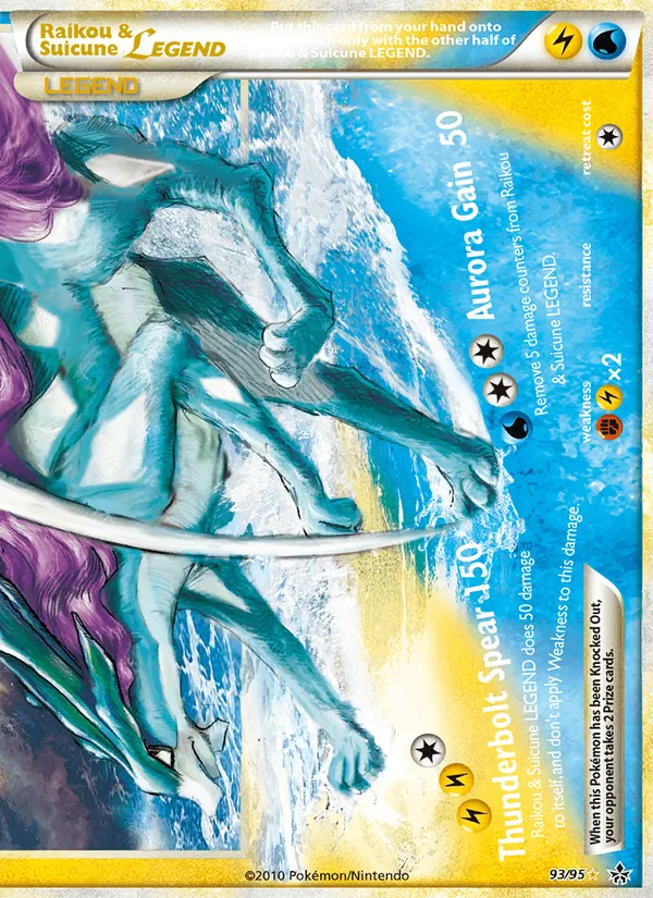 Raikou & Suicune LEGEND — Revelado 93