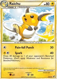 Raichu — Destemido 33