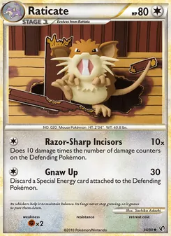Raticate — Destemido 34
