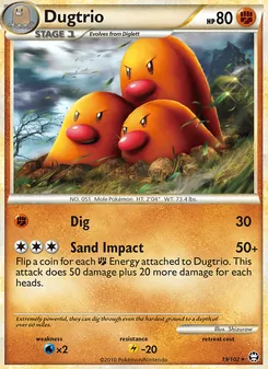 Dugtrio — Triunfante 19
