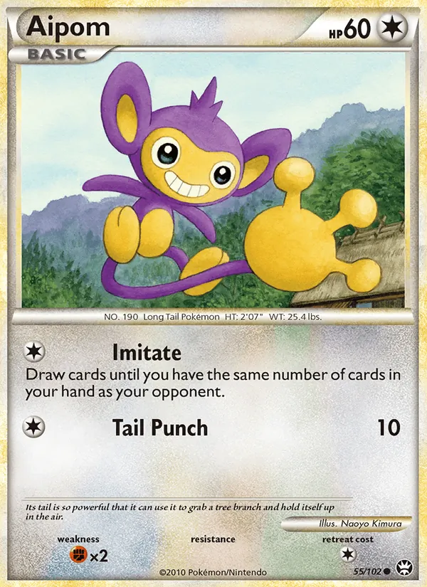 Aipom — Triunfante 55