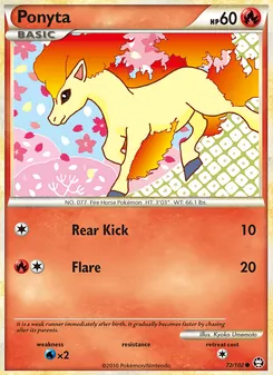 Ponyta — Triunfante 72