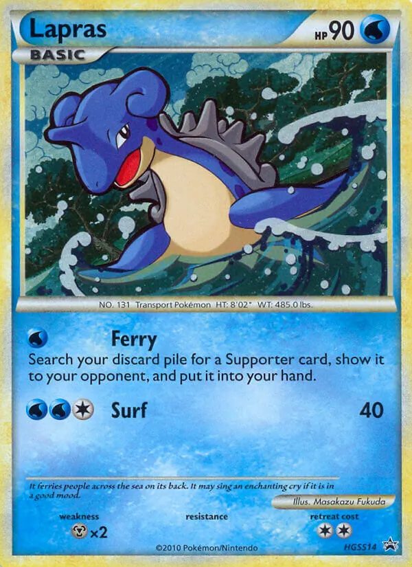 Lapras — HGSS Black Star Promos HGSS14