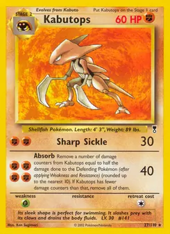 Kabutops — Legendary Collection 27