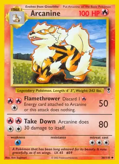 Arcanine — Legendary Collection 36