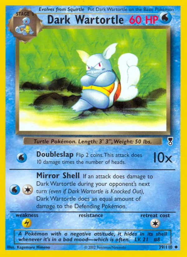 Dark Wartortle — Legendary Collection 39