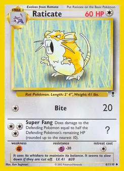 Raticate — Legendary Collection 61