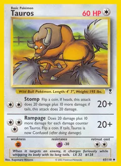 Tauros — Legendary Collection 65