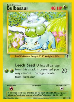 Bulbasaur — Legendary Collection 68