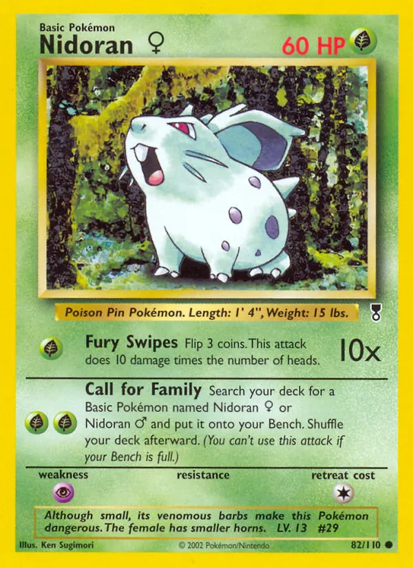 Nidoran ♀ — Legendary Collection 82