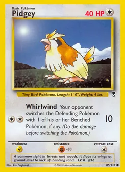 Pidgey — Legendary Collection 85