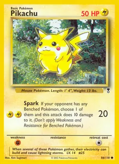 Pikachu — Legendary Collection 86