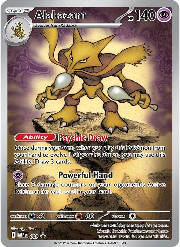 Alakazam - MEP Black Star Promos
