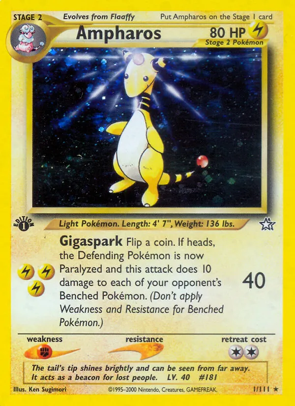 Ampharos — Neo Genesis 1