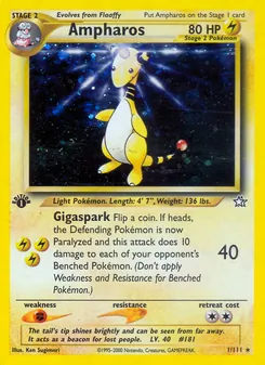Ampharos — Neo Genesis 1