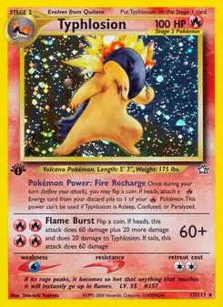 Typhlosion — Neo Genesis 17