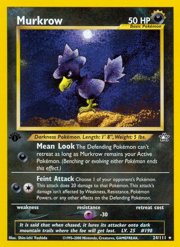 Murkrow — Neo Genesis 24