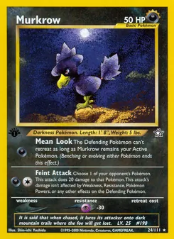 Murkrow — Neo Genesis 24