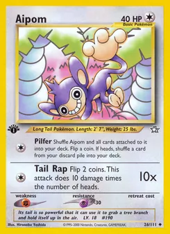 Aipom — Neo Genesis 26