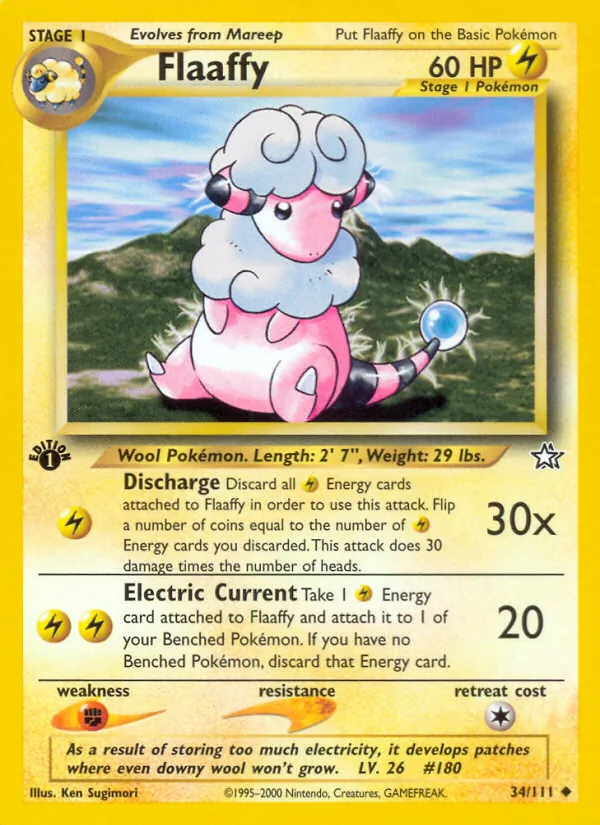 Flaaffy — Neo Genesis 34