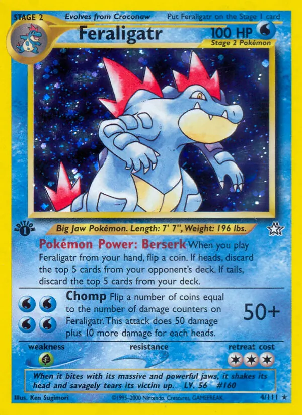 Feraligatr — Neo Genesis 4