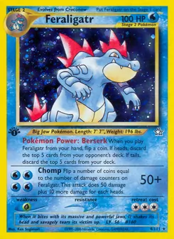 Feraligatr — Neo Genesis 4