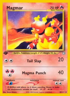 Magmar — Neo Genesis 40