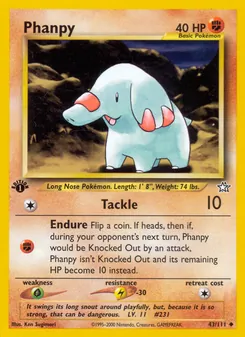 Phanpy — Neo Genesis 43
