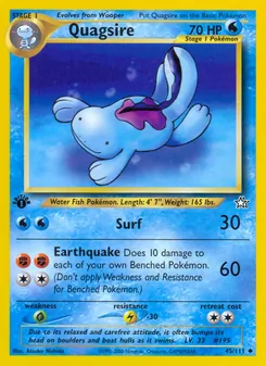 Quagsire — Neo Genesis 45