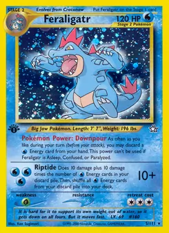Feraligatr — Neo Genesis 5