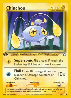 Chinchou — Neo Genesis 55