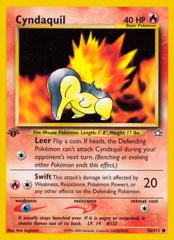 Cyndaquil — Neo Genesis 56