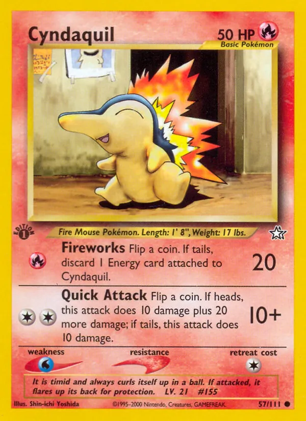 Cyndaquil — Neo Genesis 57