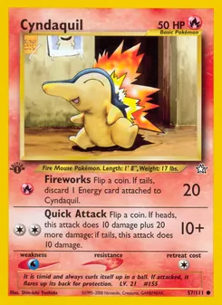 Cyndaquil — Neo Genesis 57
