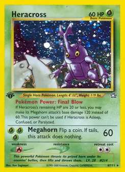 Heracross — Neo Genesis 6