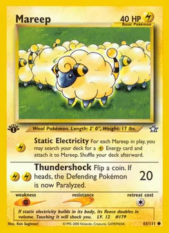 Mareep — Neo Genesis 65