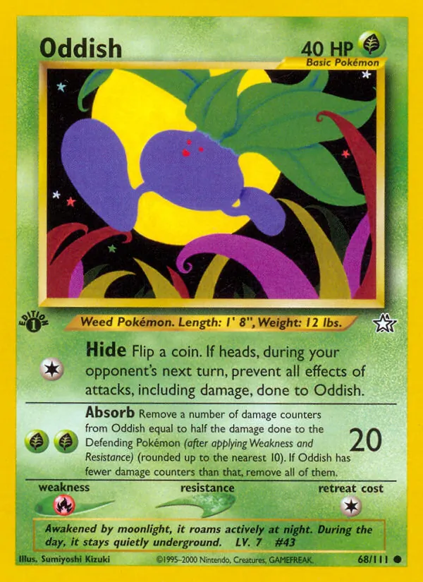 Oddish — Neo Genesis 68