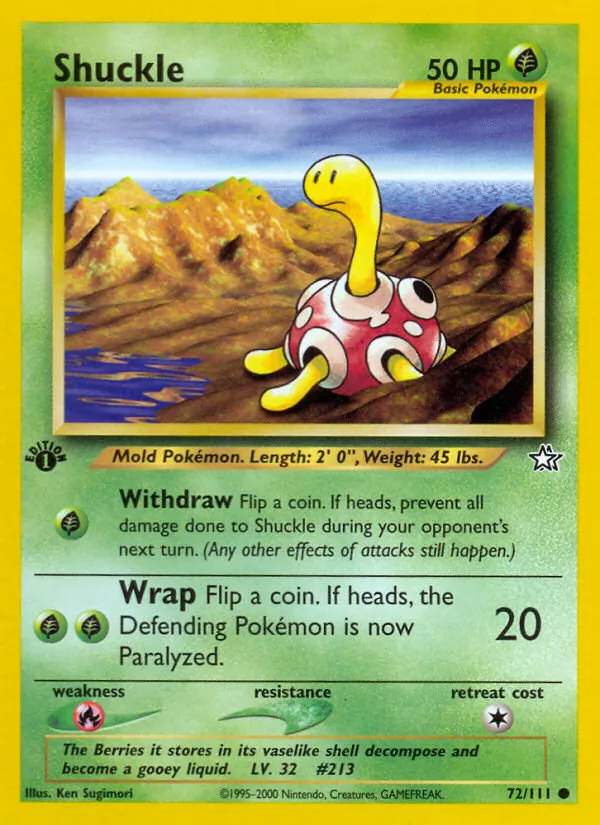 Shuckle — Neo Genesis 72